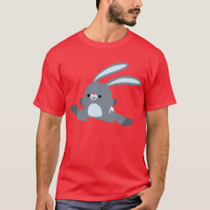 T-shirt lapin joli à exécution