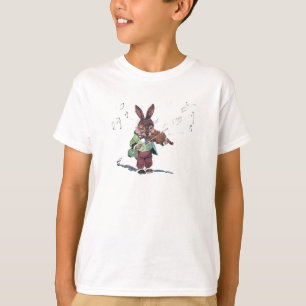T-shirt Lapin jouant le violon