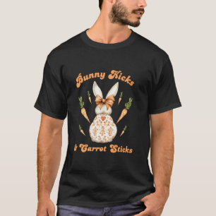 T-shirt Lapin Kicks Bâtonnets de Carotte Chinoiserie Lapin