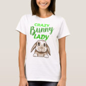 T-Shirt Lapin Lady Lapin/Lapin Fou (Devant)