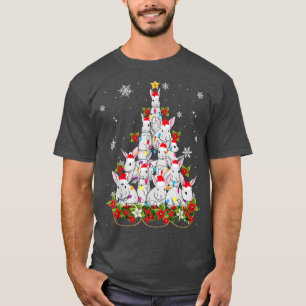 T-shirt Lapin Lapin Arbre de Noël Ornament Décor