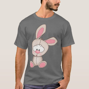 T-shirt Lapin Lapin Cute adorable Kawaii toon
