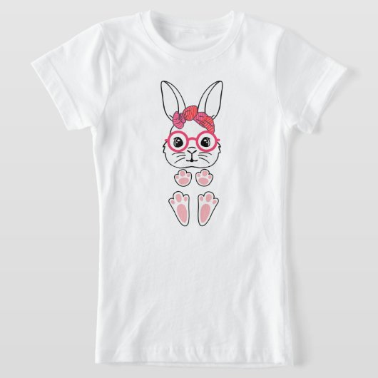 T-Shirt lapin lapin de Pâques assez mignon (Poser)