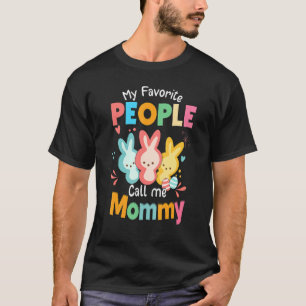 T-shirt Lapin Lapin Mon Peuple Préféré M'Appelle Maman