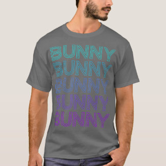 T-shirt Lapin Lapin Rétro