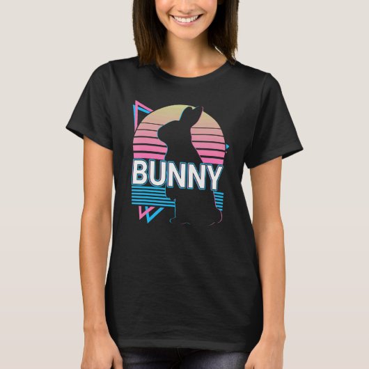 T-shirt Lapin Lapin Rétro (Devant)
