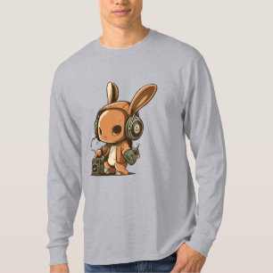 T-shirt Lapin Mélodique : Un Voyage Musical
