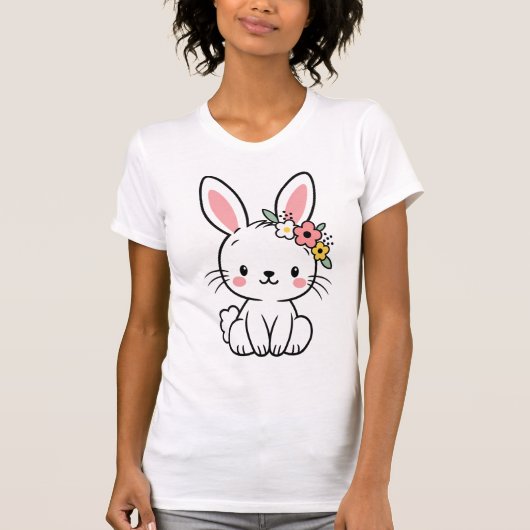 T-shirt Lapin mignon (Devant)