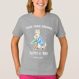 T-shirt Lapin Mignon Amateur de Carottes Nourris