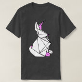 T-shirt Lapin Origami (Design devant)