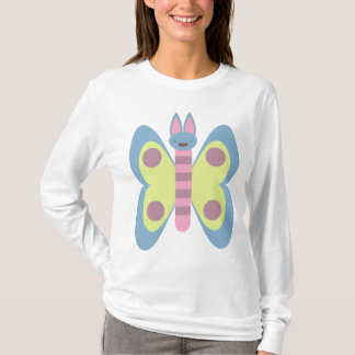 T-shirt Lapin papillon hybride adorable Kawaii