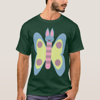 T-shirt Lapin Papillon Hybride Kawaii Adorable