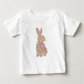 T-shirt lapin pointillé coloré (Devant)