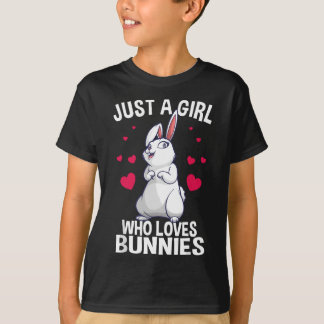 T-shirt Lapin Pour Femmes Filles Lapin Whisperer Lapin Ama