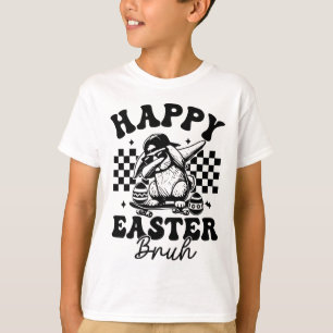 T-shirt Lapin qui fait le dab Pâques Bruh Joyeux Pâques Br
