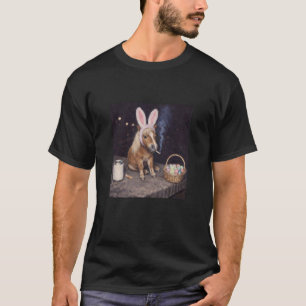T-shirt Lapin Rétro Drôle Cheval Fume Des Œufs De Pâques G