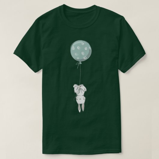 T-shirt Lapin Sassy et Balloon de mignonette Anniversaire  (Design devant)