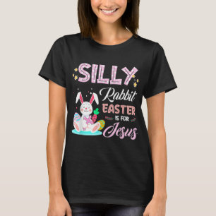 T-shirt Lapin Silencieux Pâques est pour Jésus Chrétiens B