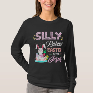 T-shirt Lapin Silencieux Pâques est pour Jésus Chrétiens B
