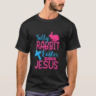 T-shirt Lapin Silly Pâques Est Pour Jésus Enfants Garçons