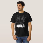 T-shirt Lapin stupide de Baka (Devant entier)