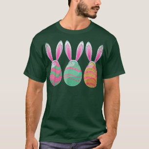 T-shirt Lapin Vacances de Pâques OEufs de Pâques Rabbit Or