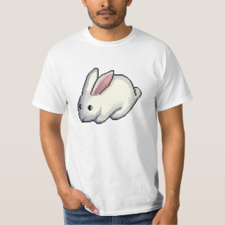 T-shirt Lapins blancs simples