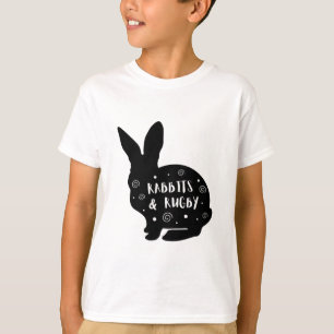 T-shirt Lapins et rugby