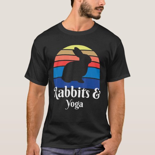 T-shirt Lapins Et Yoga (Devant)