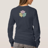 T-shirt lapins riants (couleur) (Dos)