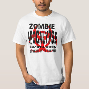 T-shirt L'apocalypse de zombi ont de gros amis lents