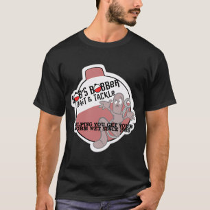 T-shirt L'appât et le matériel de pêche de Bob