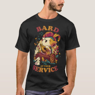T-shirt L'appel du barde - Joueur de chat mignon
