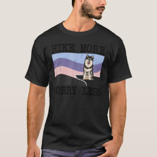 T-shirt Lapphund finlandais Hike Plus Inquiéter Moins Grap