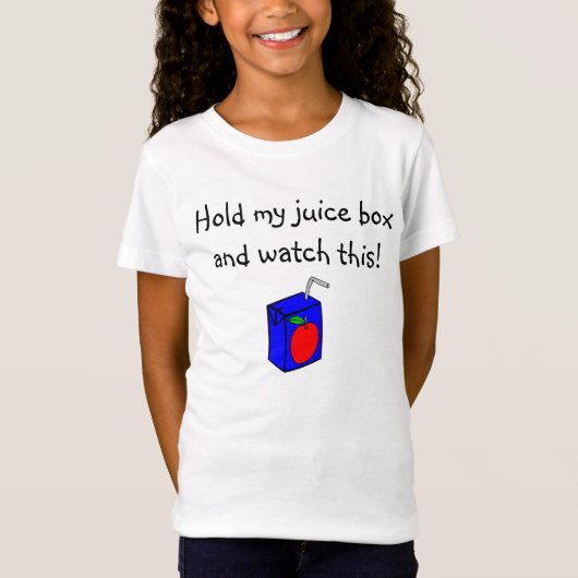 T-Shirt l'apple_juice_box, tiennent ma boîte à jus et (Devant)