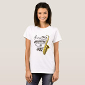 T-shirt L'appréciation du jazz (Devant entier)