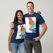 T-shirt L'Aquarelle de Macaw Parrot d'Australie T Shirt (Unisexe)