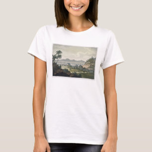 T-shirt L'aqueduc dans le Rio de Janeiro (gravure de