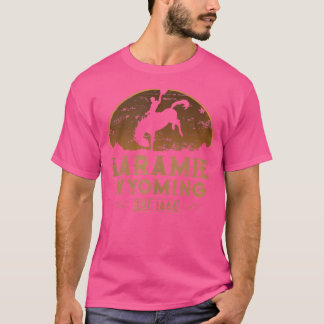 T-shirt Laramie Wyoming Wy Wild West Rodeo Cowboy