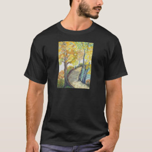 T-shirt L'arbre d'automne d'automne part du destin de