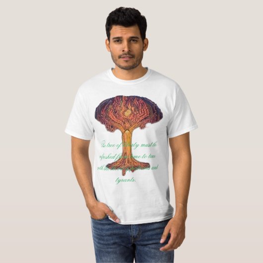 T-shirt L'arbre de la liberté (Devant entier)