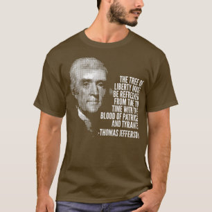 T-shirt L'Arbre De La Liberté Thomas Jefferson Cite L'Hist