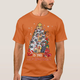 T-shirt L'Arbre De Noël De Chien-Âge Est Ce Jolly Assez Jo