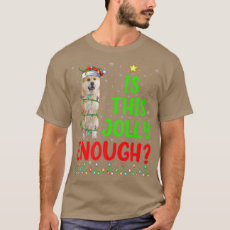 T-shirt L'Arbre De Noël Drôle Est Ce Jolly Assez Akita Inu