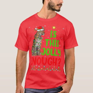 T-shirt L'Arbre De Noël Drôle Est Ce Jolly Assez Ocelot Ch