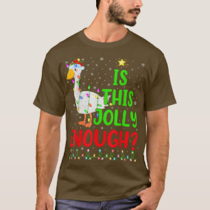 T-shirt L'Arbre De Noël Drôle Est Ce Jolly Assez Oiseau D'
