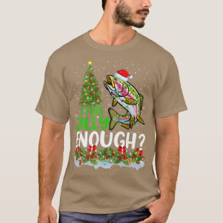 T-shirt L'Arbre De Noël Est Ce Poisson De Truite Arc-En-Ci