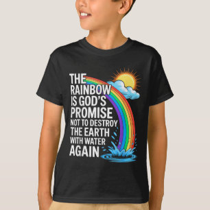 T-shirt L'arc-en-ciel est la promesse de Dieu chrétien rel