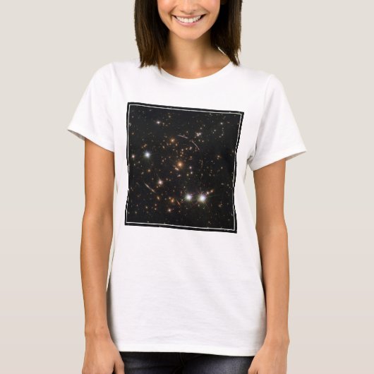T-shirt L'Arc Sunburst Dans Un Gros Cluster Galaxy (Devant)