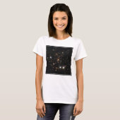 T-shirt L'Arc Sunburst Dans Un Gros Cluster Galaxy (Devant entier)